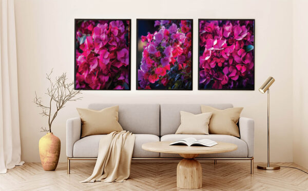 Abstract Flower Wall Art and Digital download wall Art