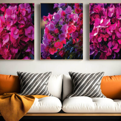 Abstract Flower Wall Art and Digital download wall Art