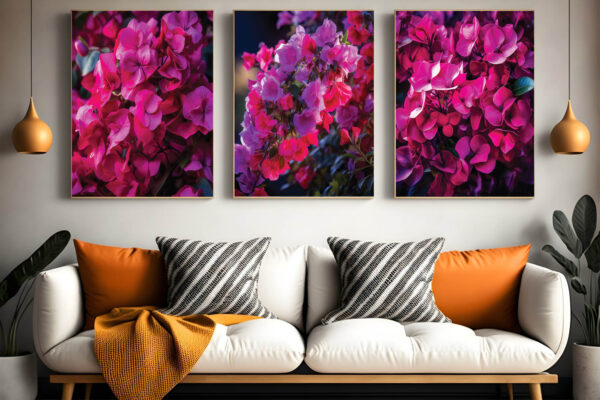 Abstract Flower Wall Art and Digital download wall Art