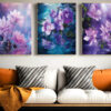 Abstract Flower Wall Art and Digital download wall Art