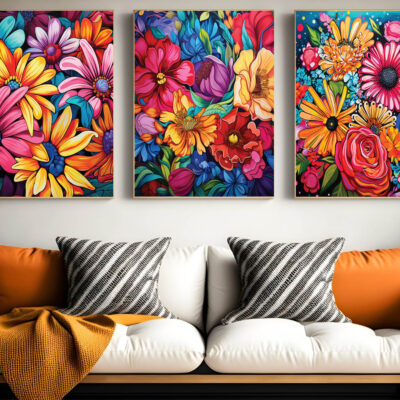 Floral wall art and Digital Download Wall Décor