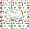 Mockup new Seamless Fish Pattern with Bows