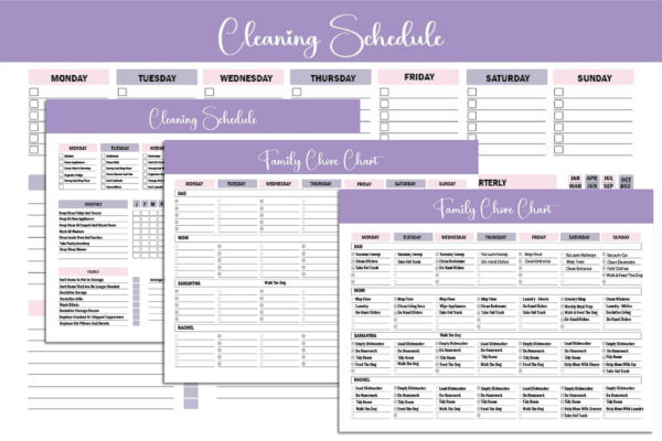 Cleaning Planner Printable