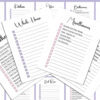 Cleaning Schedule Planner Printable