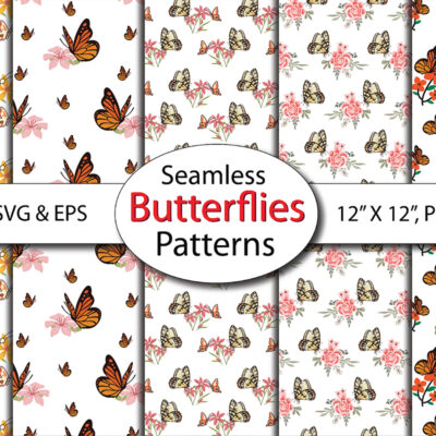 Butterfly Seamless Pattern