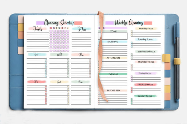 Household & cleaning Planner Printable