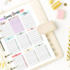 Household & cleaning Planner Printable