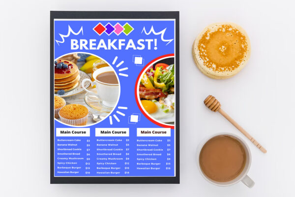 Canva Editable Menu Design