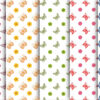 Digital Watercolor Spring Floral Butterflies Seamless Pattern File for Commercial Use-058