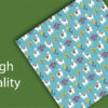 Mockup new Llama Wildflower Field Seamless Pattern, Cute Nursery Animal Design-059