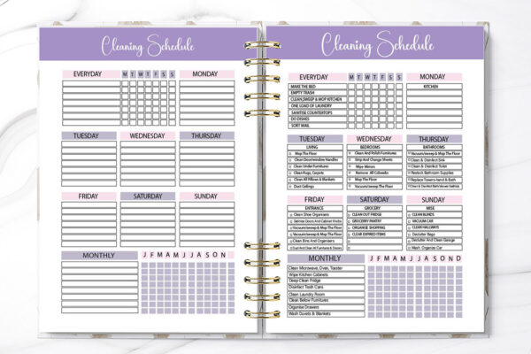 Cleaning Planner Printable