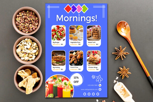 Canva Editable Menu Design