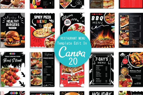 Restaurant And Food Menu Template