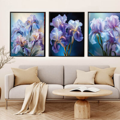 Abstract Flower Wall Art and Digital Download