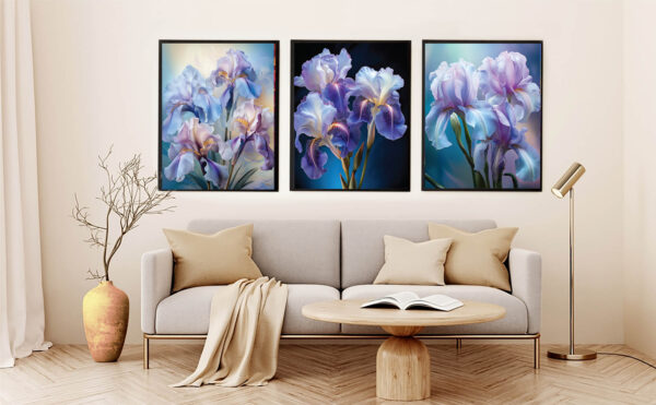 Abstract Flower Wall Art and Digital Download