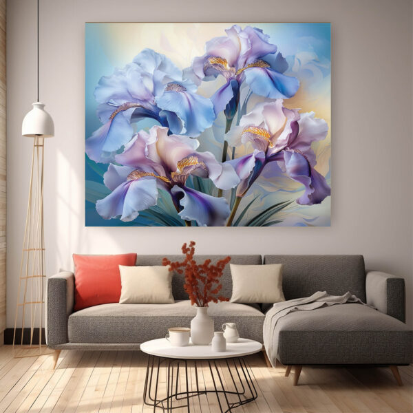 Abstract Flower Wall Art and Digital Download