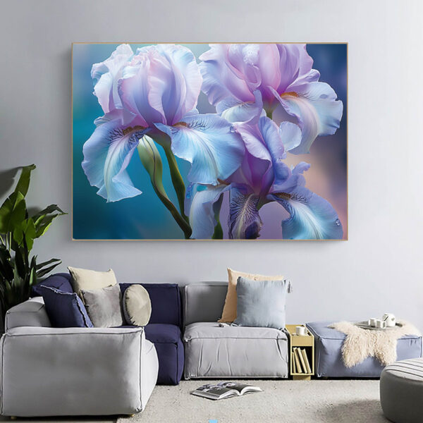 Abstract Flower Wall Art and Digital Download