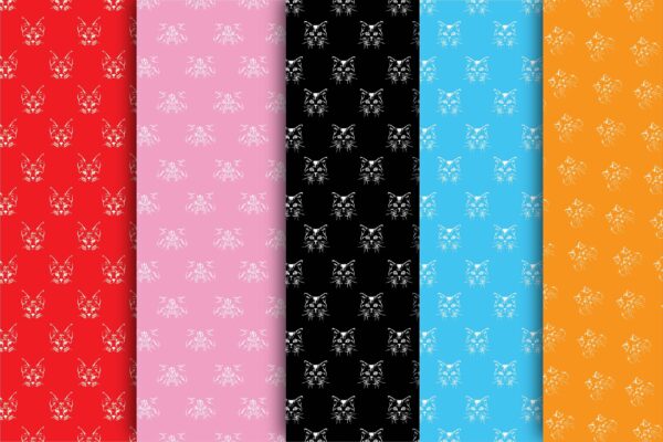Mockup new-02 cute cats Digital Papers 300 DPI Highest Quality, cute cats scrapbooking, cute cats printable papers design-066