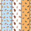 Mockup new-02 Pet Dog Digital Papers 300 DPI Highest Quality, pet dog scrapbooking-069