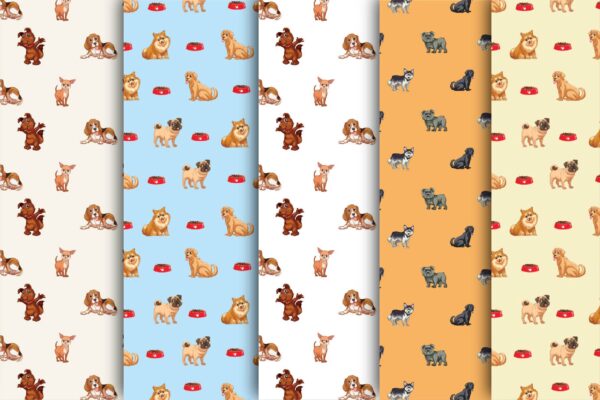 Mockup new-02 Pet Dog Digital Papers 300 DPI Highest Quality, pet dog scrapbooking-069
