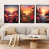 Abstract Colorful Natural Scenery Wall Art