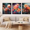 Abstract Floral Wall Art Digital Download