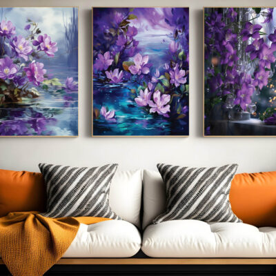 Abstract Floral Wall Art and Digital Download Wall Art