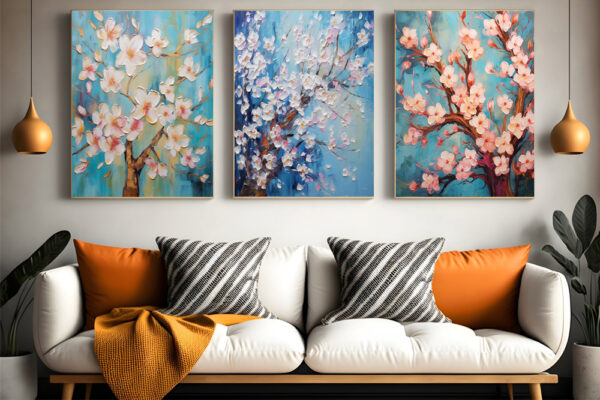 Floral Wall Art Set and home decor