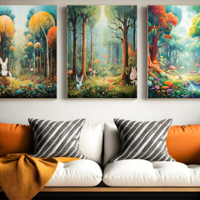 Abstract Animal Wall Art and Wall Décor