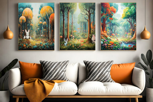 Abstract Animal Wall Art and Wall Décor