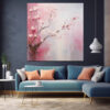 Abstract Flower Wall Art and Natural Blossom