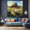 Vibrant Animal Canvas Print Wall Art Set-068
