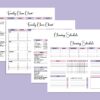 Cleaning Schedule Planner Printable