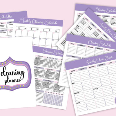 Cleaning Planner Printable
