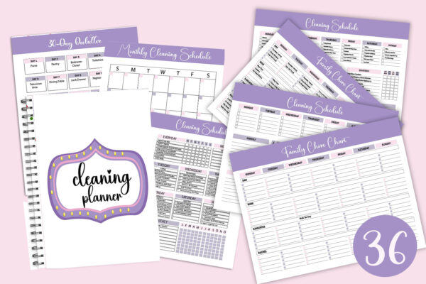 Cleaning Planner Printable