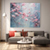 Abstract Flower Wall Art and Natural Blossom