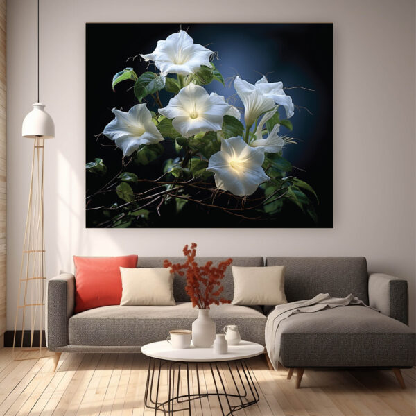 Abstract Flower Wall Art and Digital Download Wall Art