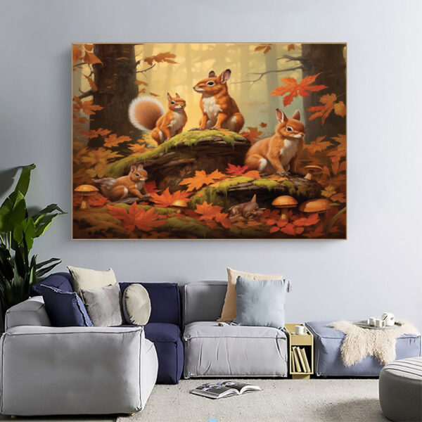 Abstract Animal Wall Art and Wall Décor