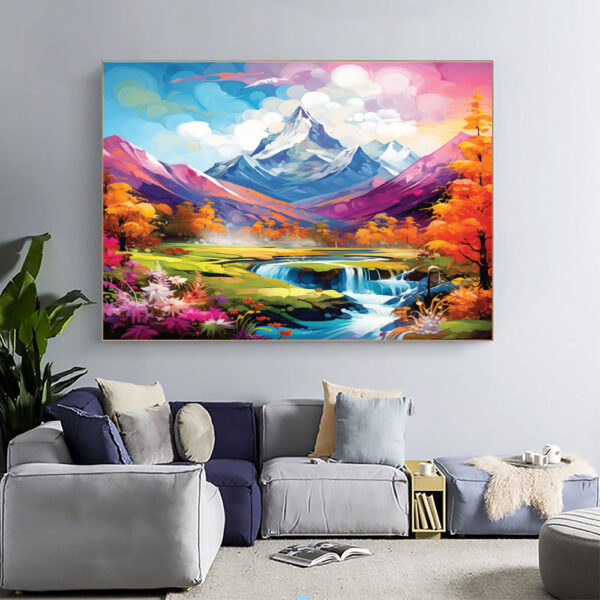 Abstract Mountain Printable and Natural Wall Art