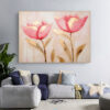 Abstract Flower Wall Art and Natural Blossom