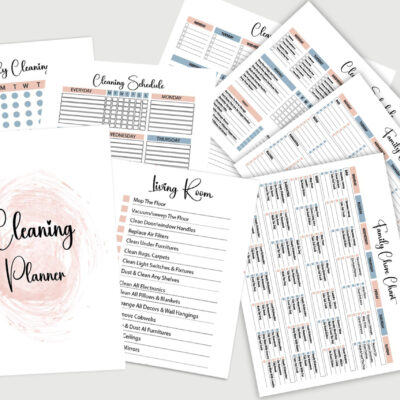 Cleaning Schedule  Planner Printable