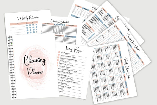 Cleaning Schedule  Planner Printable