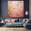 Modern Colorful Texture Abstract Floral Wall Art-094