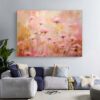 Abstract Colorful Flower Painting on Canvas Wall Art Set-093