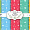 Mockup new Butterfly, Hearts, Toile & Gingham Digital Paper