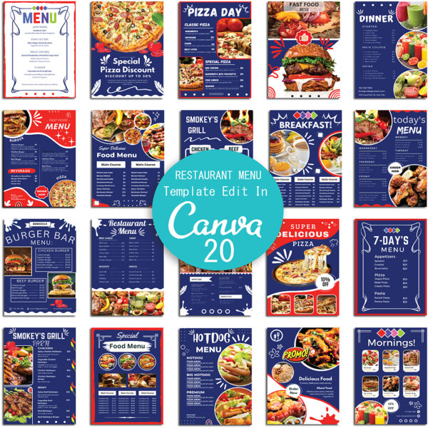 Restaurant menu design