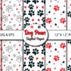 Dog Paws Digital Paper