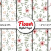 Floral Seamless Digital Paper