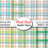 Plaid Check Digital Papers