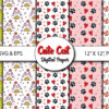 Cute Cat Digital Paper